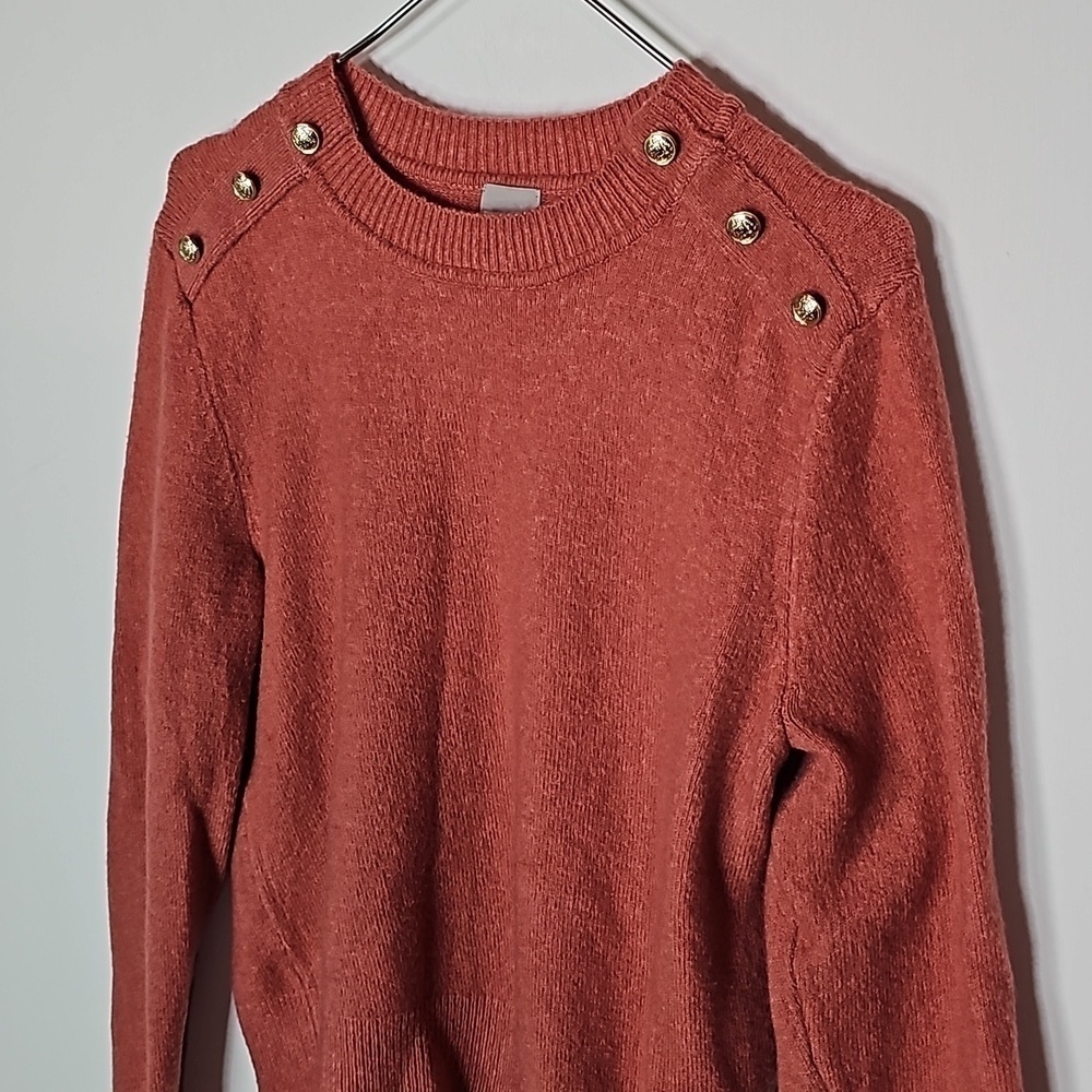 H&M small salmon pink sweater - Picture 2 of 8